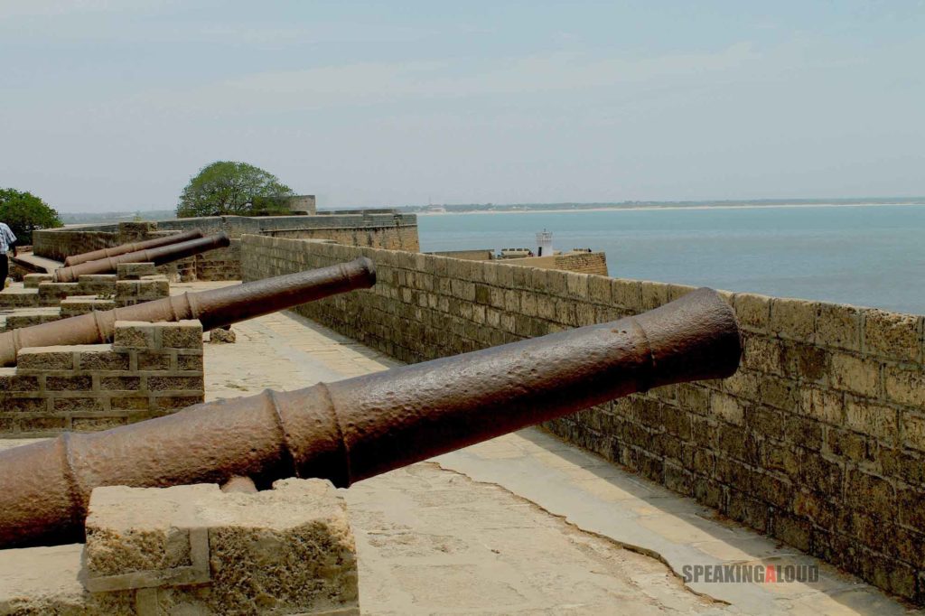 Diu Fort Canons Portuguese Colony in India