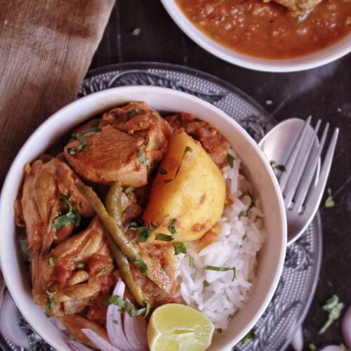 Bengali Chicken Curry recipe with potatoes