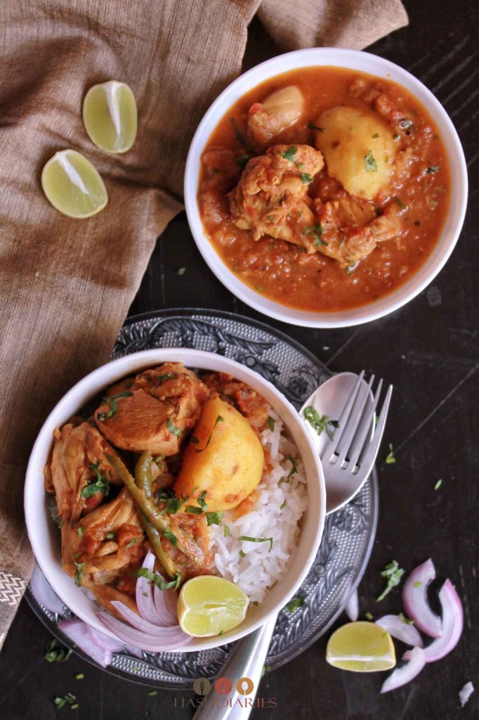 Bengali Chicken Curry recipe with potatoes