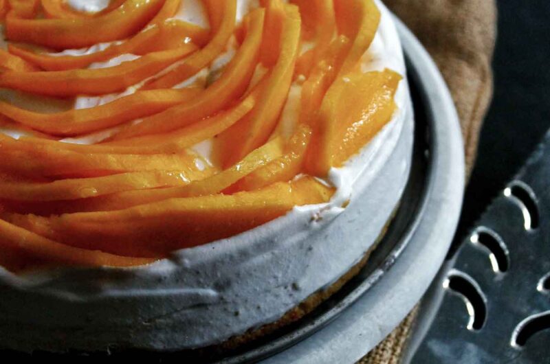 Mango Cake with Cardamom Cream dessert recipe