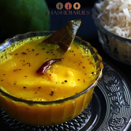 কাঁচা আম ডাল Bengali Tokk Dal Kacha Aam Dal Recipe