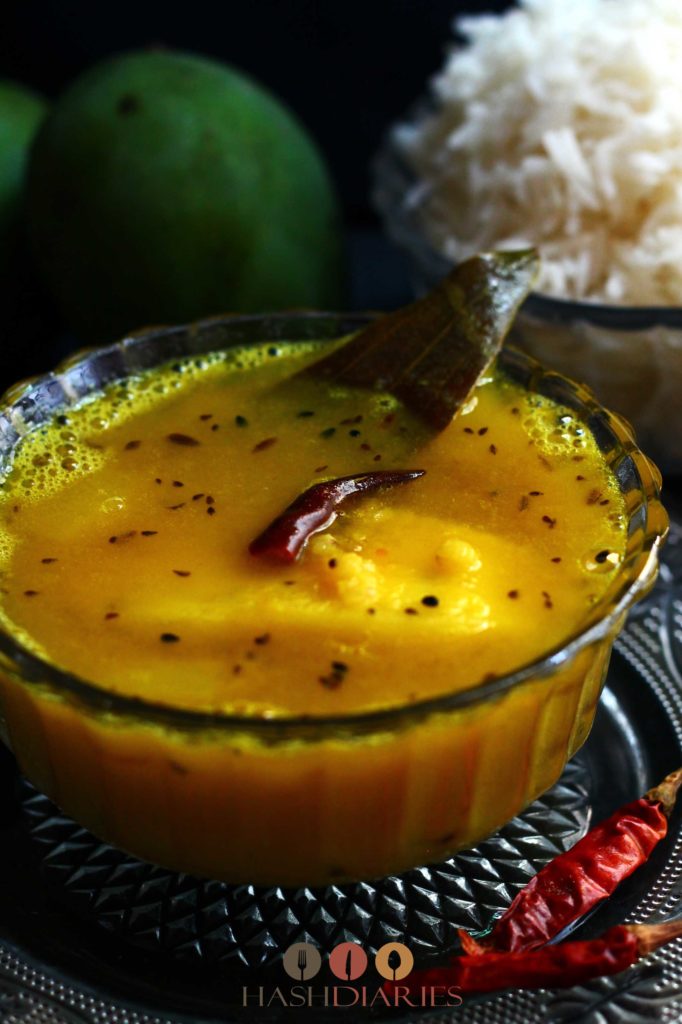 কাঁচা আম ডাল Kacha Aam Dal Recipe Toker Dal Recipe Bengali Vegetarian Recipes