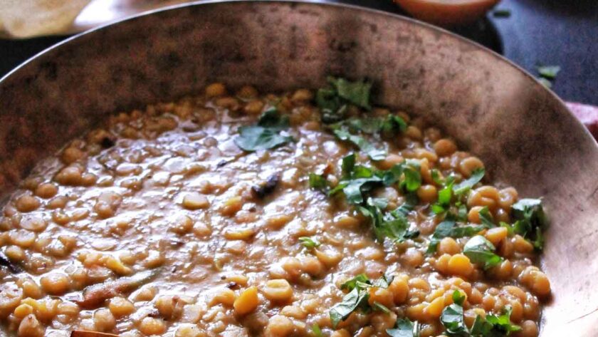 Cholar Dal recipe in Bengali Style