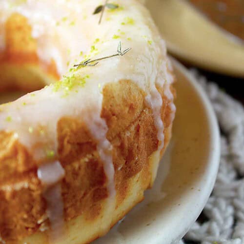 Thyme & Lemon Drizzle Cake