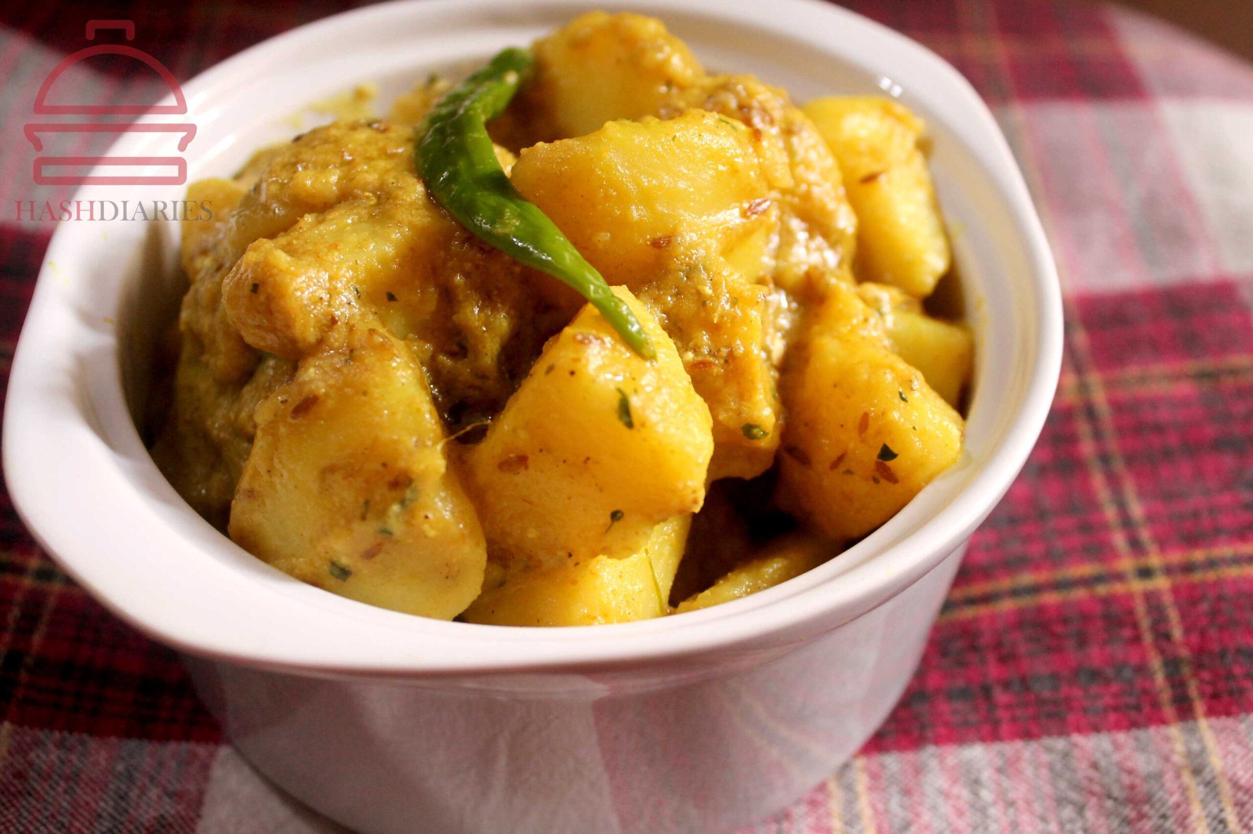 Dahi Aloo | Potato in Yogurt Curry Recipe