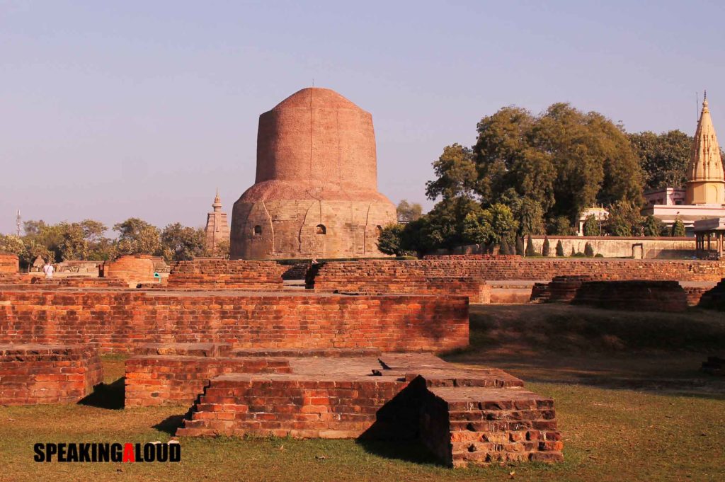 Dhamekh Stupa Sarnath Monastery Ruins Site