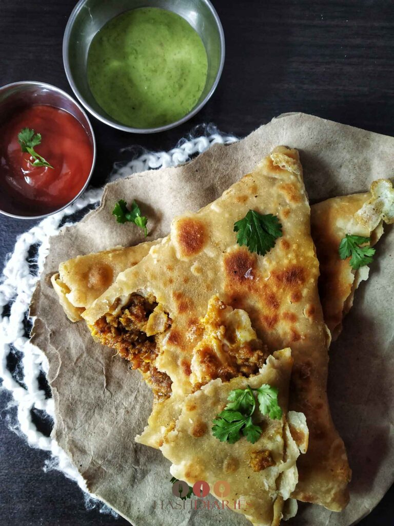 How to make Bengali Moglai Porota, Mughlai Parantha Recipe