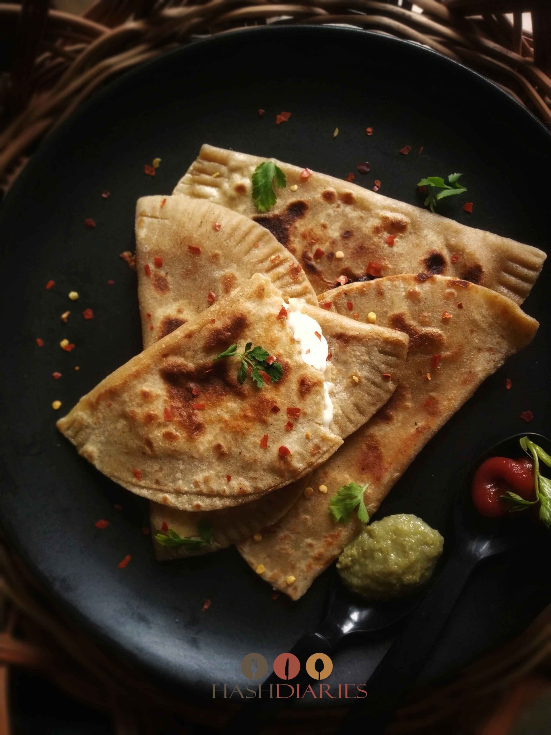 Cheese Paratha recipe for tiffin breakfast kid's lunchbox