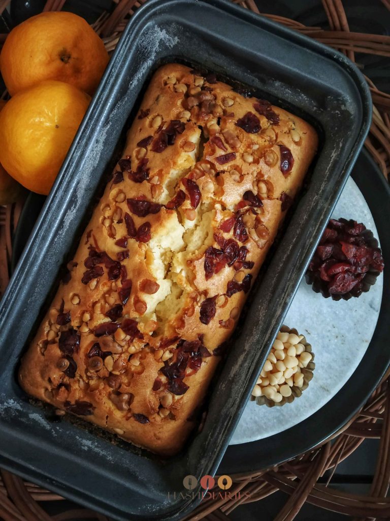 Orange Cranberry Cake recipe