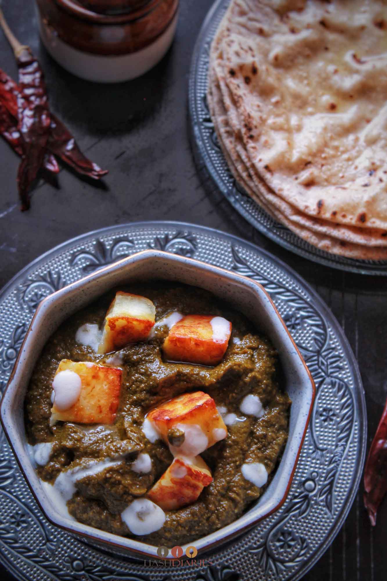 Punjabi Palak Paneer recipe