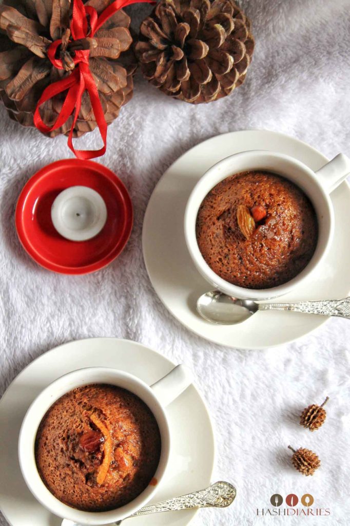 Christmas Plum Cake - Easy Mug Cake Recipe