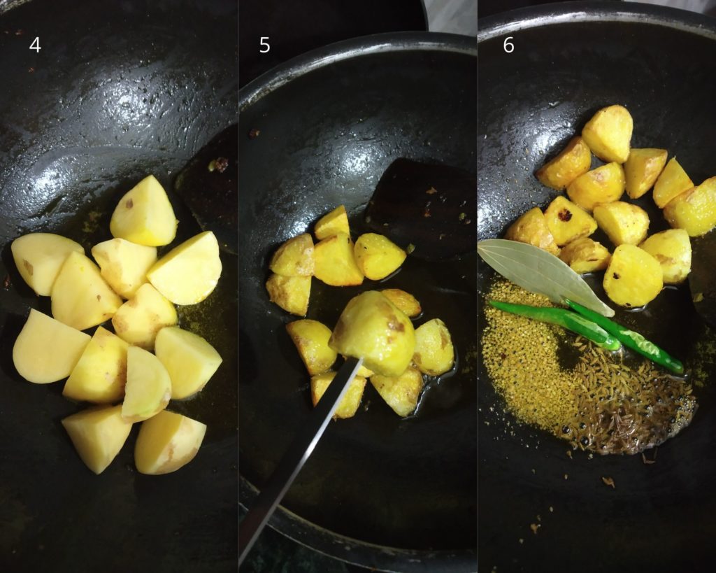 Bengali Niramish Aloo Phulkopir Dalna - easy Indian Cauliflower Recipe with Rice