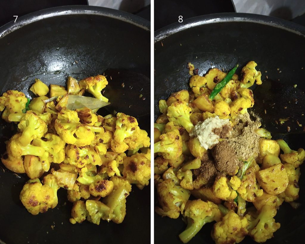 Niramish Bengali Aloo Phulkopir Dalna - Indian Cauliflower recipes with Rice