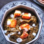 Punjabi style palak paneer recipe