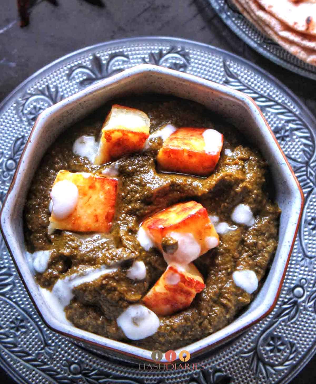 Punjabi Palak Paneer Recipe