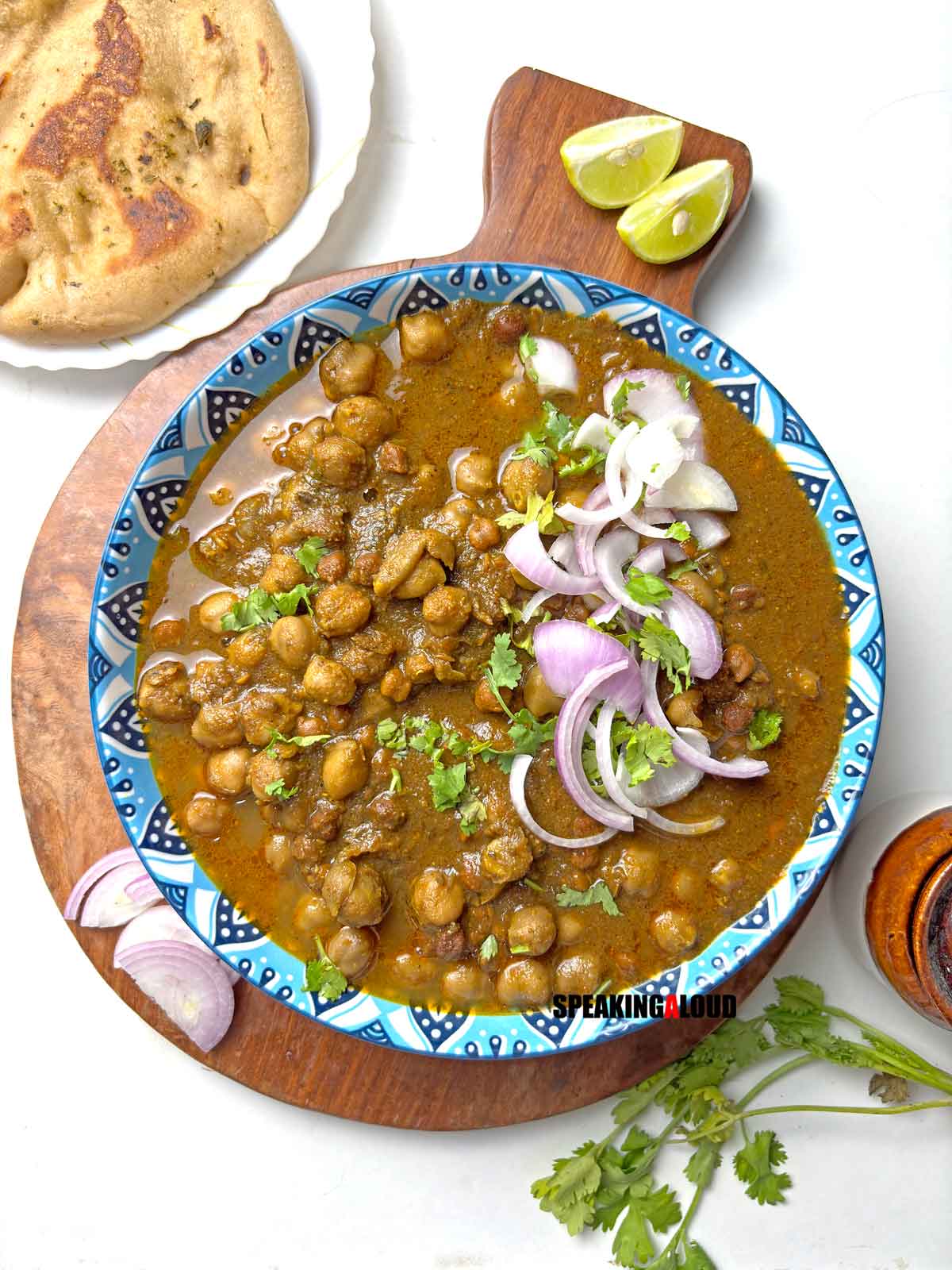chana masala recipe without onion garlic