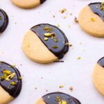 Chocolate dipped Shortbread Cookies