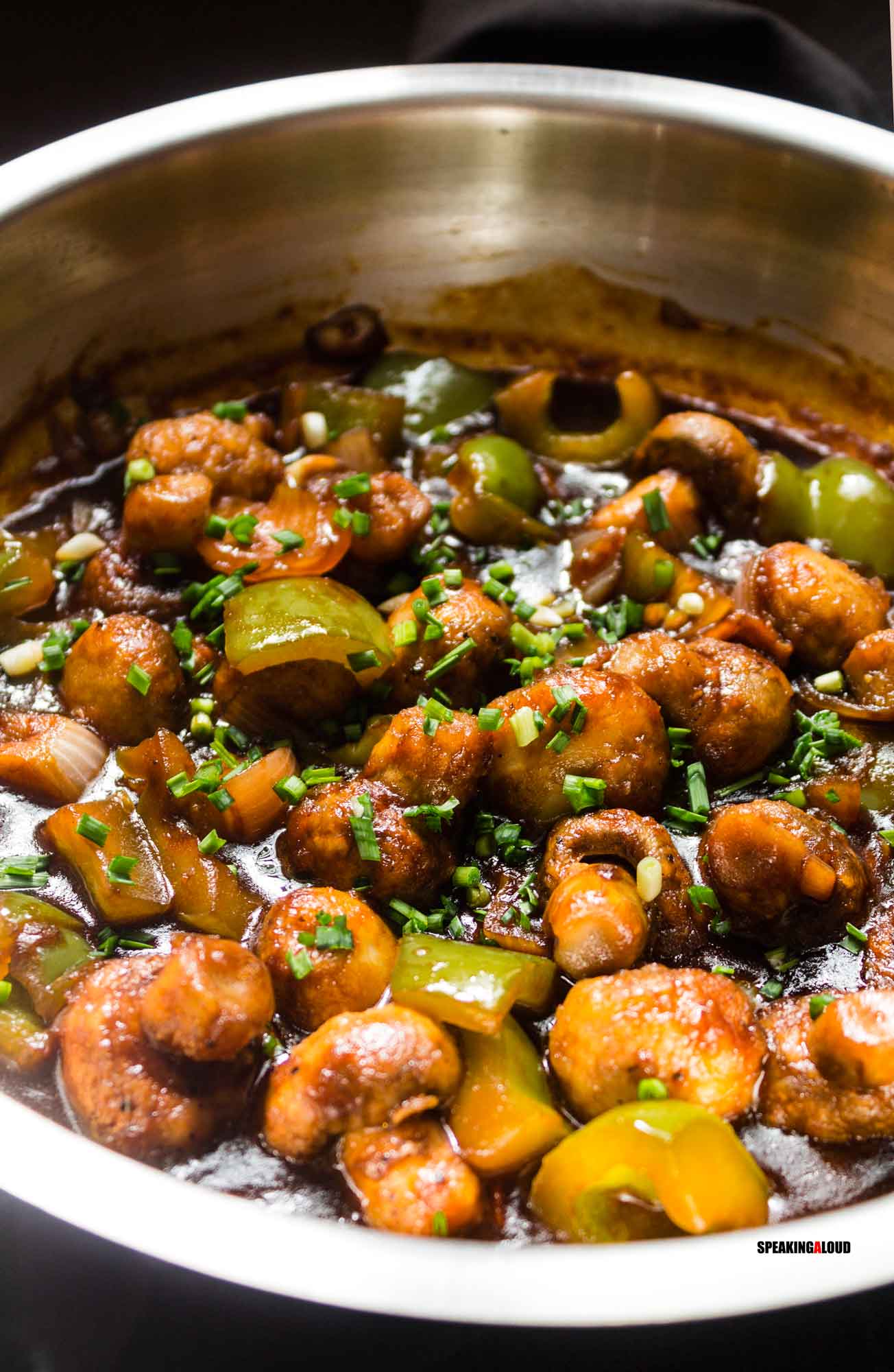 Chilli Mushroom in Gravy Recipe - Easy Mushroom Recipes