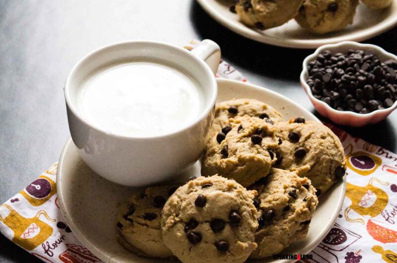 Eggless Chocochip cookies recipe
