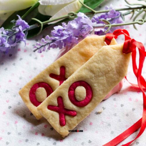 gift tag cookie valentine day special