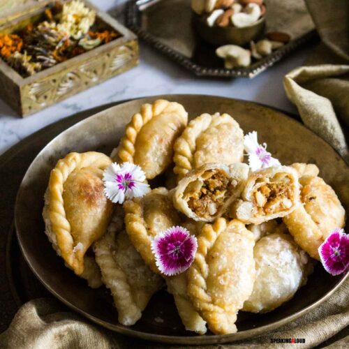 Bengali Sweets Peraki - Mawa Gujiya recipe