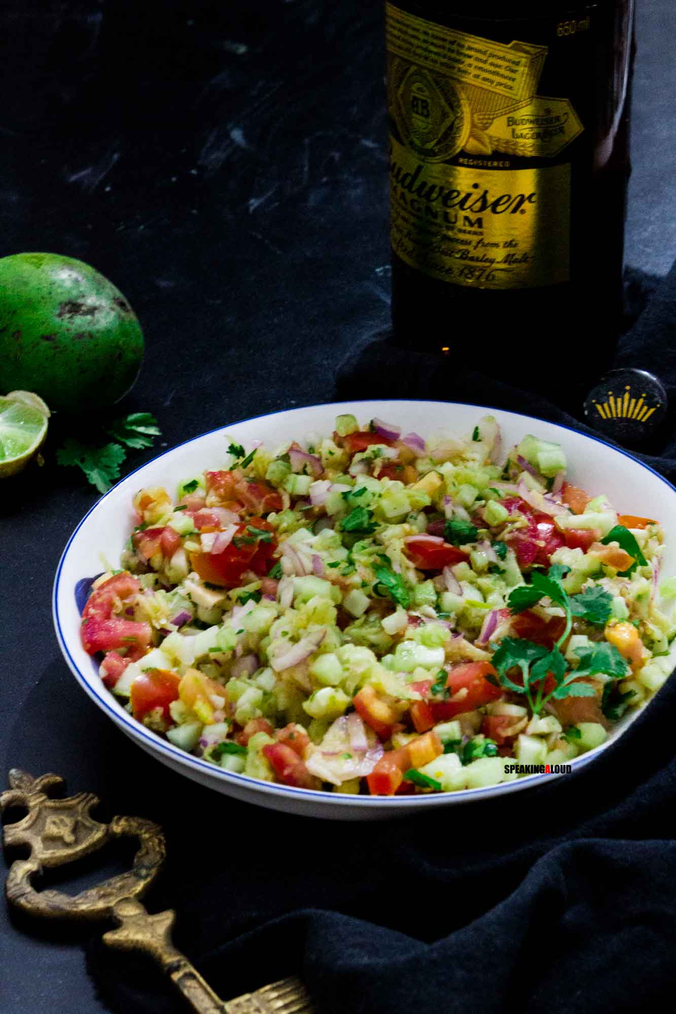 Indian style Green Mango Salad Recipe
