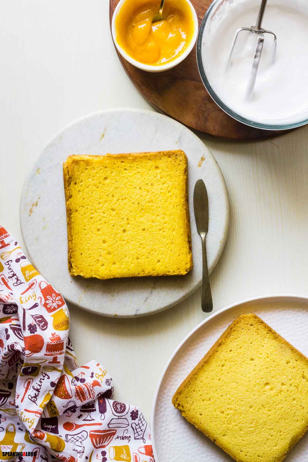 Sponge Mango Cake