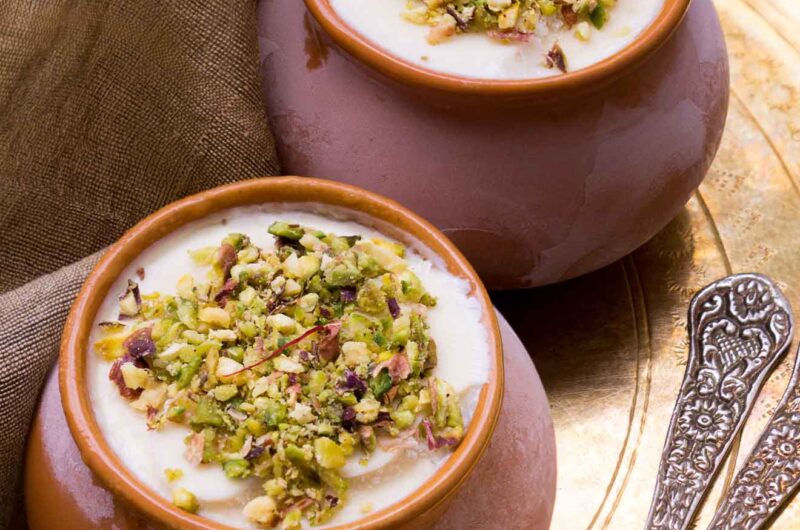 Kesar Badam Pista Matka Kulfi Recipe using Condensed Milk