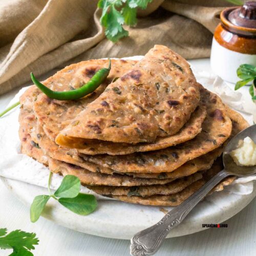 Fresh Methi Parantha recipe