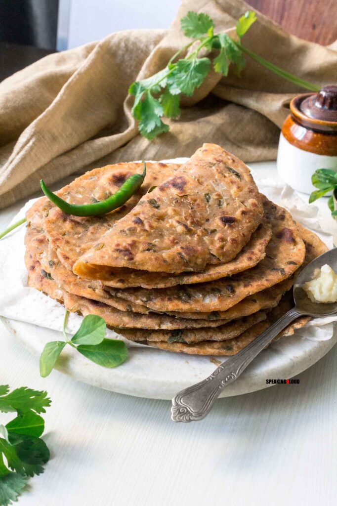 Fresh Methi Parantha recipe