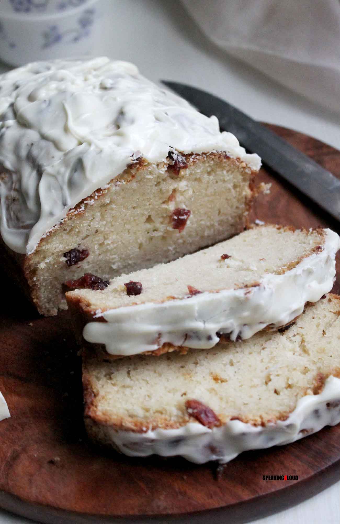 Cranberry White Chocolate Cake