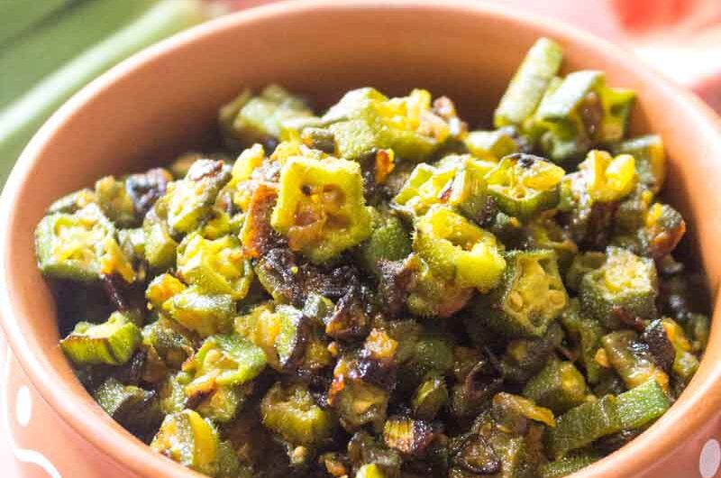 Bhindi Masala Recipe - Okra Stirfry Recipe