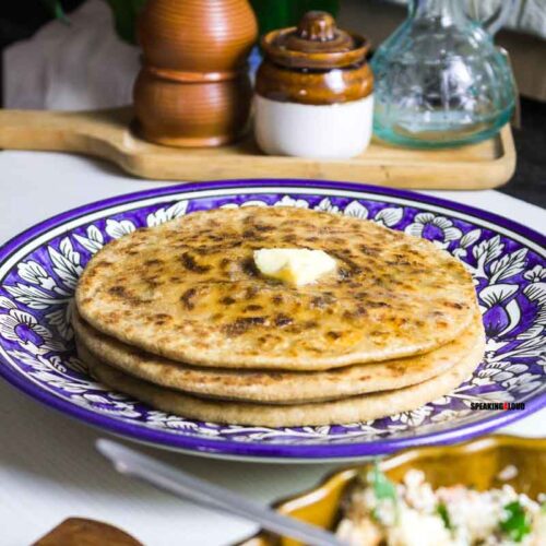 Punjabi Paneer Parathas Recipe