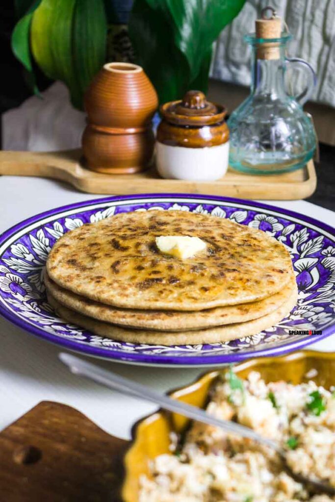 Punjabi Paneer Parathas Recipe