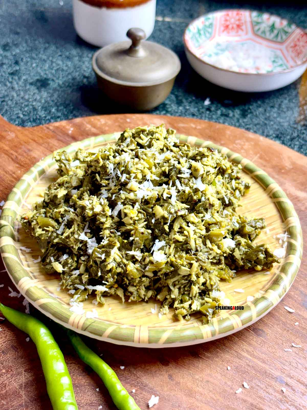 Pui Shak Bhapa recipe