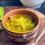 Kamrangar Chutney served in a terracotta bowl