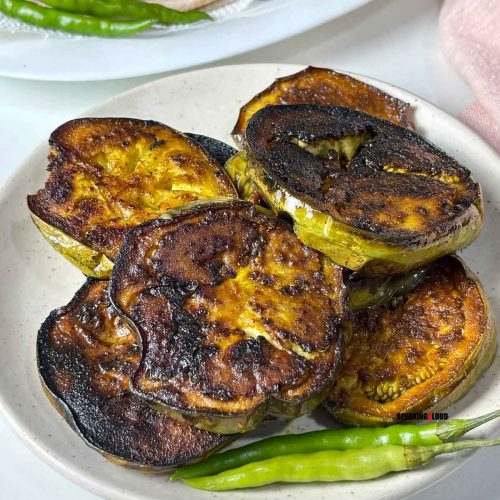 Begun Bhaja Bengali style