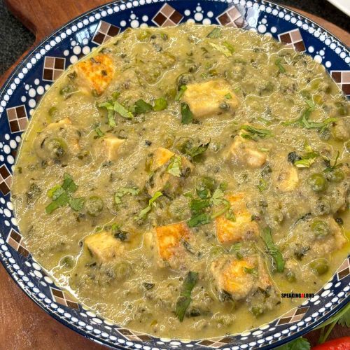 Methi Malai Matar Paneer recipe